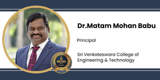 Sri Venkateswara College of Engineering & Technology, Principal: Dr.Matam Mohan Babu Interview